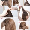 Női frizurák hosszú haj lépésről lépésre