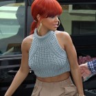 Rihanna frizurák frufruval