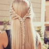 Frizurák hosszú haj zsinórra