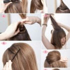 Frizurák hosszú haj minden nap lépésről lépésre