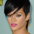Frizurák rövid haj Rihanna