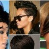 Rihanna rövid frizurája